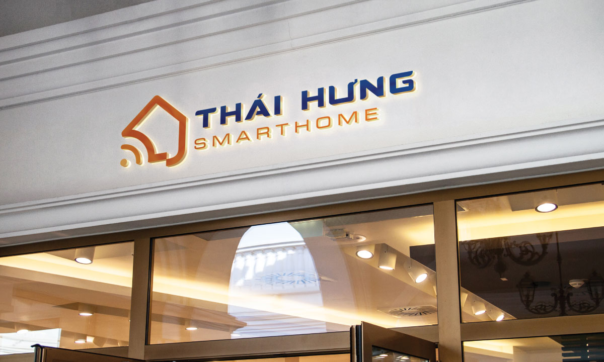 Thiet ke logo va bo nhan dien Thai Hung Smarthome